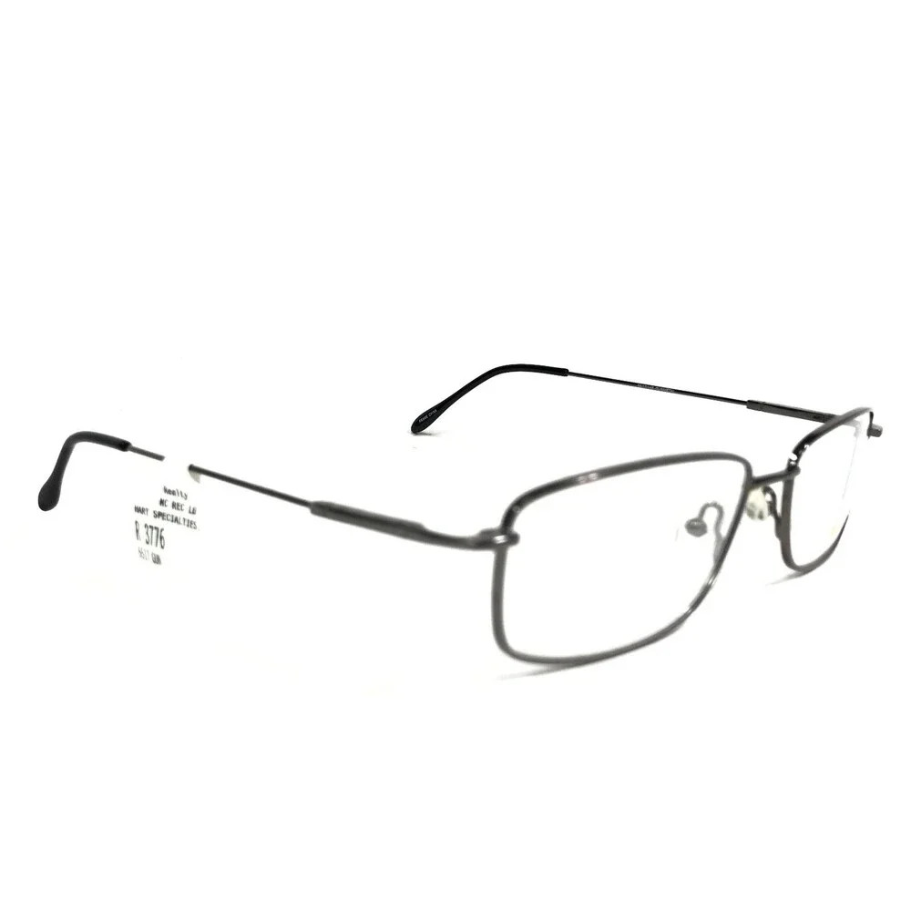 Reality R 3776 GUNMETAL Eyeglasses Frames Grey Rectangular Full Rim 55-17-145
